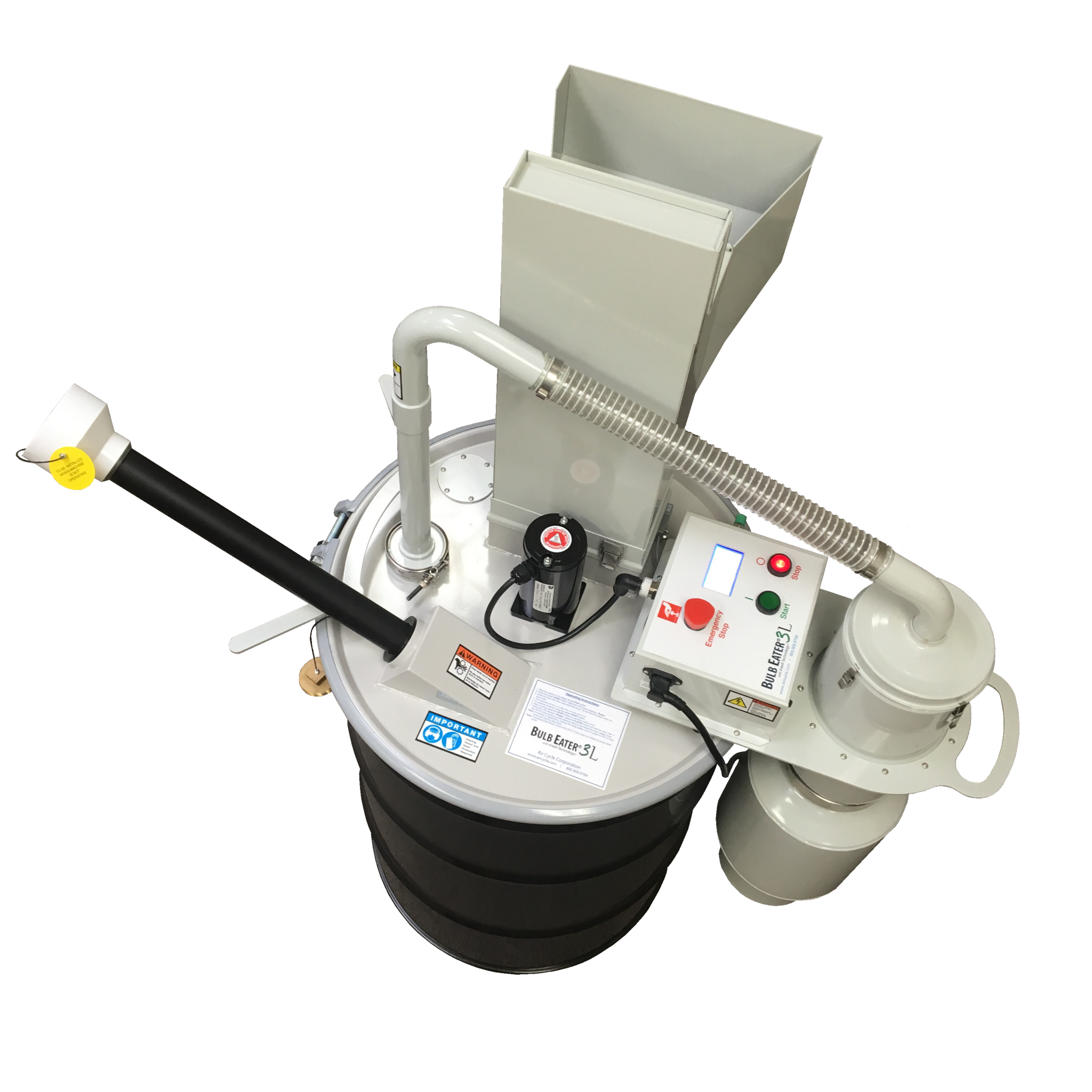 Fluorescent Bulb Crusher Compactors Unlimited